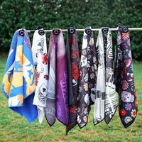 Serviette de golf gaufrée personnalisée avec logo, 42x40cm, pour accessoires de golf, nettoyant de clubs, aimant métallique avec crochet de fixation