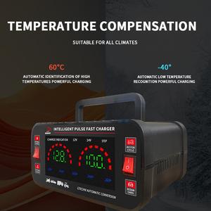 เครื่องชาร์จแบตเตอรี่ลิเธียม12V/12A & 24V/8A สำหรับรถยนต์ไฟฟ้าสกู๊ตเตอร์ - Product Image 6