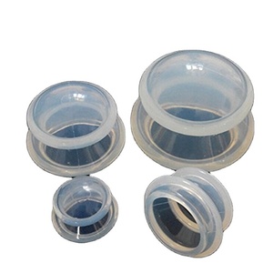 Juego de terapia de ventosas de silicona, masaje anticelulítico, Juego de 4 tazas, masajeador corporal, cajas de cartón, silicona de grado médico transparente Ce, RB, - Product Image 3