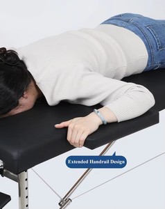 Cama de Masaje Plegable Popular para Salón de Belleza y Spa, Portátil, Versátil, Suave, con Altura Ajustable - Product Image 6