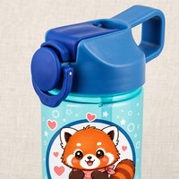 Bouteille d'eau en plastique PET pour enfants avec couvercle, vente en gros