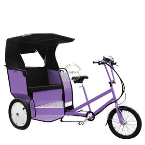 Bicicleta de Tres Ruedas, Triciclo de Carga Popular con Pedales, Taxi, Bicicleta con Asistencia de Pedaleo, <span class=keywords><strong>Rickshaw</strong></span>, <span class=keywords><strong>Pedicab</strong></span> en Venta - Product Image 3