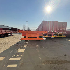 Factory Direct Sale Brand New 3 Axle Skeleton Container Semi <b>Trailer</b> for Highway Logistics Container Haulage - Product Image 6