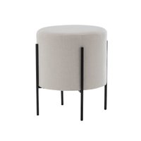Pouf rond en velours pour le maquillage, base en métal, poufs de sol pour le salon, vente en gros