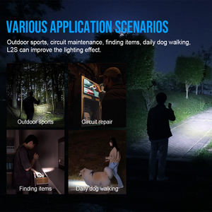 Тактический фонарь L2S, самый яркий, 1050 лм, водонепроницаемый IP68, перезаряжаемый, светодиодный, карманный, на аккумуляторе <span class=keywords><strong>14500</strong></span> - Product Image 5