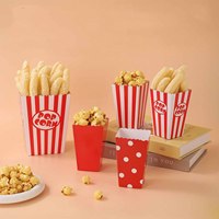 Emballage personnalisé pour frites en cône, gobelets en papier jetables pour chips avec sauce
