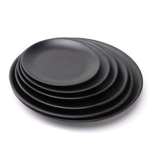 <b>Melamine</b> cutlery, bone <b>plates</b>, black imitation porcelain hot pot <b>plates</b>, plastic <b>plates</b>, round <b>plates</b>, shallow <b>plates</b>, barbecue - Product Image 4