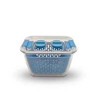 Boîte de rangement alimentaire multifonctionnelle empilable en plastique avec drain, panier ventilé, organisateur de réfrigérateur pour fruits et légumes