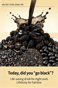 เครื่องดื่มข้าวกล้อง<span class=keywords><strong>ดำ</strong></span>ผสมมัลเบอร์รี่<span class=keywords><strong>ดำ</strong></span> <span class=keywords><strong>งา</strong></span><span class=keywords><strong>ดำ</strong></span> และผลไม้<span class=keywords><strong>ดำ</strong></span>ห้าชนิด ขนาด 15 มล. * 10 ซอง แช่เย็นได้ เหมาะสำหรับทั้งชายและหญิง - Product Image 4