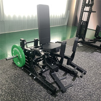 Machine à étirements des jambes assis avec poids, équipement spécial de musculation commercial, extension des jambes, flexion des jambes