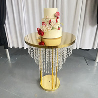 Rideau de perles en acier inoxydable pour table de gâteau, décoration de table de mariage, table de rangement, décorations de fête d'anniversaire