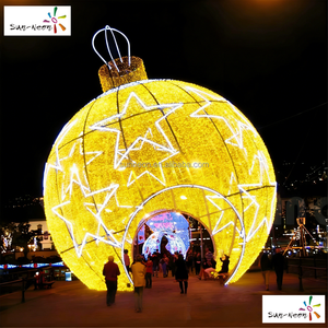 Esfera LED luminosa, luces navideñas para exteriores y decoraciones, iluminación para eventos - Product Image 3