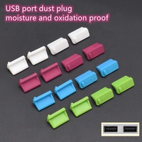 Connecteur en caoutchouc c ap, 5 pièces, prise de protection universelle pour ordinateur portable, PC, Anti-poussière, tête femelle, USB 3.0