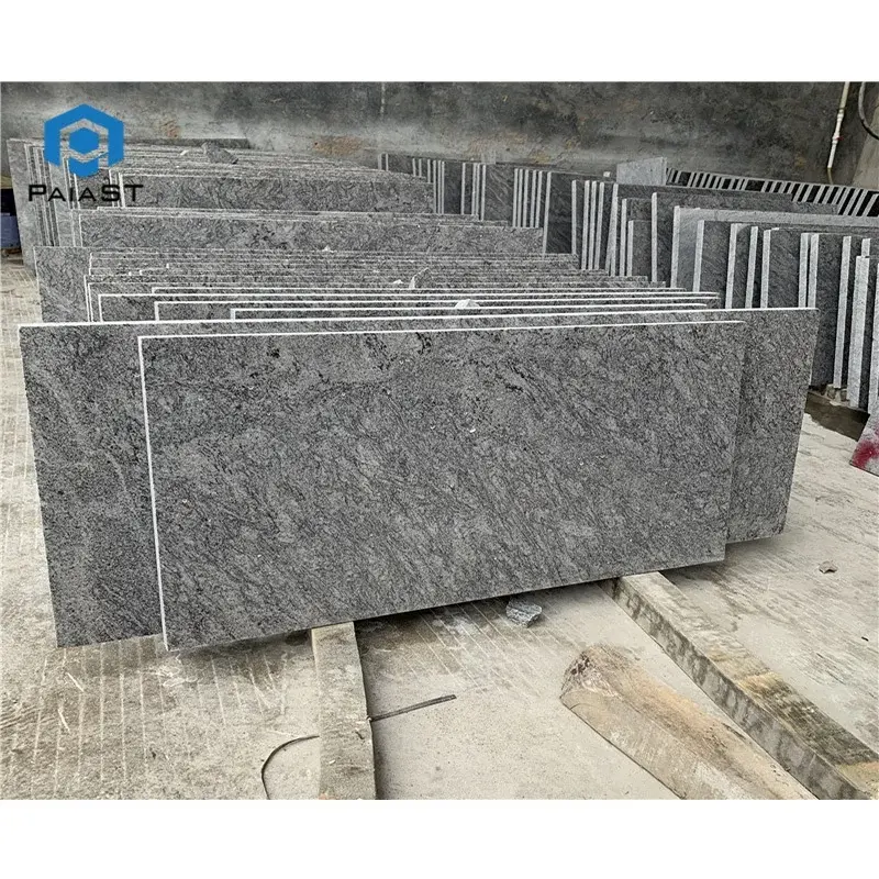 Preço barato China Pedra Natural Cinza Bancada Pedra De Pavimentação Juparana Cores Granito Para Cozinha E Banheiro