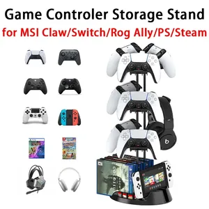 Soporte colgante para auriculares para <span class=keywords><strong>PlayStation</strong></span> <span class=keywords><strong>VR</strong></span> <span class=keywords><strong>2</strong></span> para Steam para Switch <span class=keywords><strong>VR</strong></span> Game Gamepads Goggles Mount Game Controller Support - Product Image 2