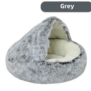 Offre Spéciale long lit en peluche semi-fermé pour <span class=keywords><strong>chat</strong></span> et chien lits chauds pour animaux de compagnie pour petits animaux - Product Image 5