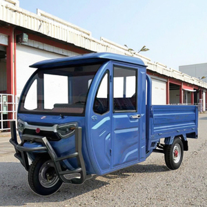 Hàng hóa điện <span class=keywords><strong>3</strong></span>-bánh Xe ba bánh 60V động cơ 1000W Điện 400kg tải trọng Công suất chứng nhận thép cabin đóng van xe tải mở 48V - Product Image 6