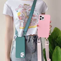 Étui à bandoulière pour Samsung Galaxy A15 A25 A35 A55 A52 A23 A13 A53 A54 A14 A24 A34 A33 A32 A12 A72 A51, coque souple