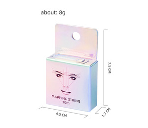Hilo Pre-Entintado para Mapeo de Cejas de 10m, Hilo de Colores para Cejas, Suministros para Maquillaje Permanente y Microblading PMU - Product Image 6