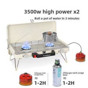 Estufa de Casete Portátil para Exteriores, Quemador de Gas Butano para Camping, Mini Estufa de Cocina para Picnic, Utensilios de Cocina para Exteriores - Product Image 1