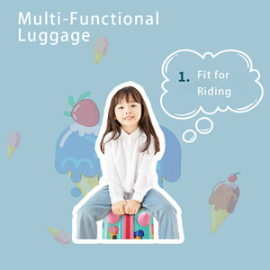 Valise pour enfants Ride-On Tow-Along Toddler Bagages <span class=keywords><strong>Bagage</strong></span> de cabine pour enfants <span class=keywords><strong>A</strong></span>éroport - Product Image 5