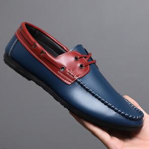 Mocassins de marche pour hommes en PU de haute qualité, légers et confortables, style bateau, décontractés et professionnels, Printemps Été Automne - Product Image 2