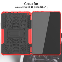 2021 étui pour tablette mince léger populaire chaud pour Amazon Kindle Fire HD 10 2021 souple TPU hybride PC robuste couvertures de support cachées