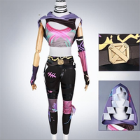 Kostum Cosplay Jinx Arcane LOL untuk Pesta Karnaval Halloween League of Legends Berkualitas Tinggi