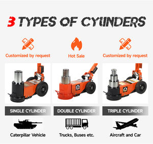 Nuova Generazione di Martinetti Idraulici Pneumatici Portatili da 30, 50, 60, 80, 100, 120 Tonnellate per Migliorare l'Efficienza nella Riparazione di Camion - Product Image 6