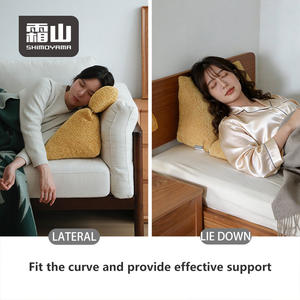 Coussin de dossier triangulaire détachable SHIMOYAMA, confortable et <span class=keywords><strong>réglable</strong></span>, <span class=keywords><strong>pour</strong></span> <span class=keywords><strong>canapé</strong></span>-<span class=keywords><strong>lit</strong></span>, <span class=keywords><strong>pour</strong></span> s'allonger et soutenir le <span class=keywords><strong>dos</strong></span> - Product Image 3