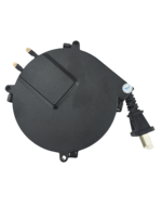 Mini 2-Draht-Flach-110-V-Stromverlängerungskabel Auto Rewind Einziehbare Kabeltrommel-DYH-1807 mit Verriegelung system Haushalts gerät