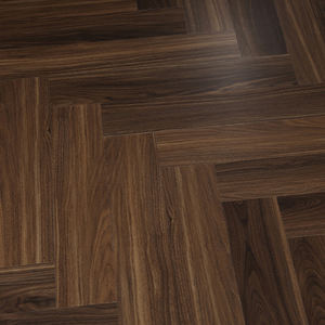 أرضيات باركيه SPC بنمط متعرج سُمك 6.5 مم، مقاومة للماء والحريق، سادة داخلية بنظام تركيب النقر للمستشفيات والفنادق والمدارس - Product Image 3