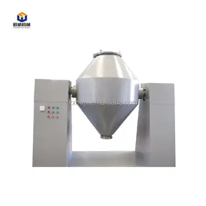 CW vácuo rotativo secagem equipamento químico máquinas w tipo rotativo aquecimento secagem duplo cone vácuo secador