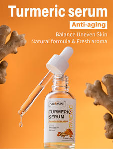 Ensemble de soins de la peau Anti-rides Éclaircit les taches Visage Or Vitamine C Curcuma Sérum - Product Image 5
