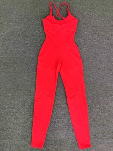 Maßgeschneiderter Damen-Yoga-Jumpsuit mit Weichem, Elastischem, Leichtem und Schnelltrocknendem Material sowie Verstellbaren Kreuzgurten - Product Image 6
