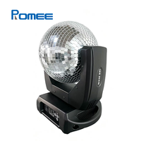 Lumière de boule miroir dynamique avec effets de réflexion rotatifs, contrôle DMX512 pour DJ, club, concert, événement, éclairage de scène