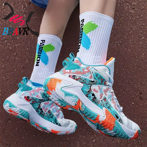 Zapatos de Baloncesto con Estampado de Grafiti de Moda China para Hombre - Product Image 5