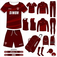 Vêtements de sport personnalisés OEM, uniforme de football à sublimation complète, maillot de football en polyester 100%, vêtements de football pour jeunes