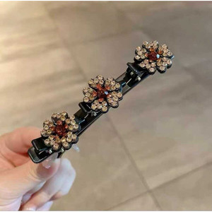 Trending stile coreano forcine fiore semplice lusso metallo decorazioni per capelli per ragazze all'ingrosso accessorio Clip - Product Image 1