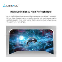 Écran LED immersif professionnel XR Stage P2.5 P1.8 pour production virtuelle en intérieur, studio de cinéma et diffusion en direct