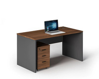 Fabricant de meubles de table de bureau en mélamine Bureau unique Personnel à domicile Petite table de bureau d'ordinateur Panneau de rangement Tiroir Bureau de bureau