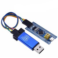 ST LINK Stlink ST-Link V2 Mini STM8 STM32 Simulador Descargador Programador con Cubierta para Cable DuPont ST Link V2