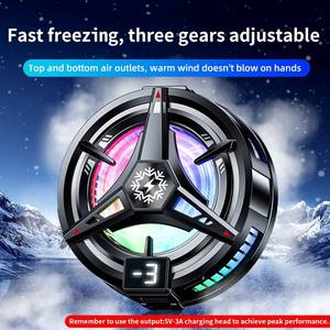 XZR-002อลูมิเนียมอัลลอยด์อลูมิเนียม-เซรามิกสำหรับโทรศัพท์มือถือเย็นแบบพกพาแหวน LED พร้อมหม้อน้ำ<span class=keywords><strong>โทรศัพท์</strong></span> ODM & OEM สำหรับการเล่นเกม - Product Image 2