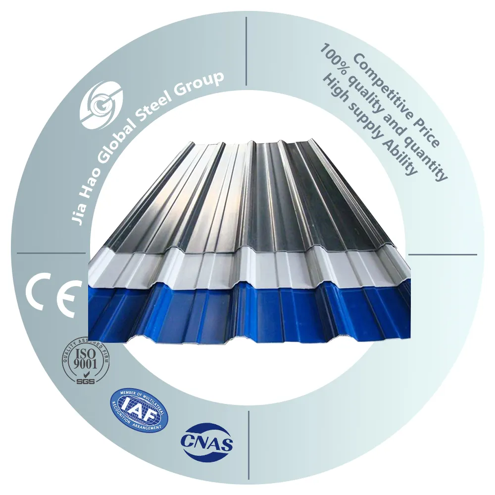 High Strength Galvanized Corrugated Metal Roofing Sheet DX51D Zinc Roofing Sheets for Sale