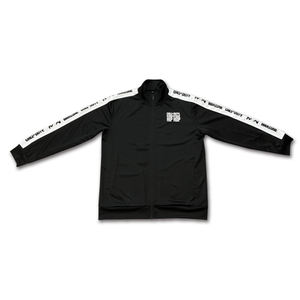 Ensemble de survêtements unisexe à fermeture éclair noire et logo personnalisé Taille XXL Vêtements de sport décontractés pour la course à pied respirants légers Impression par sublimation - Product Image 4