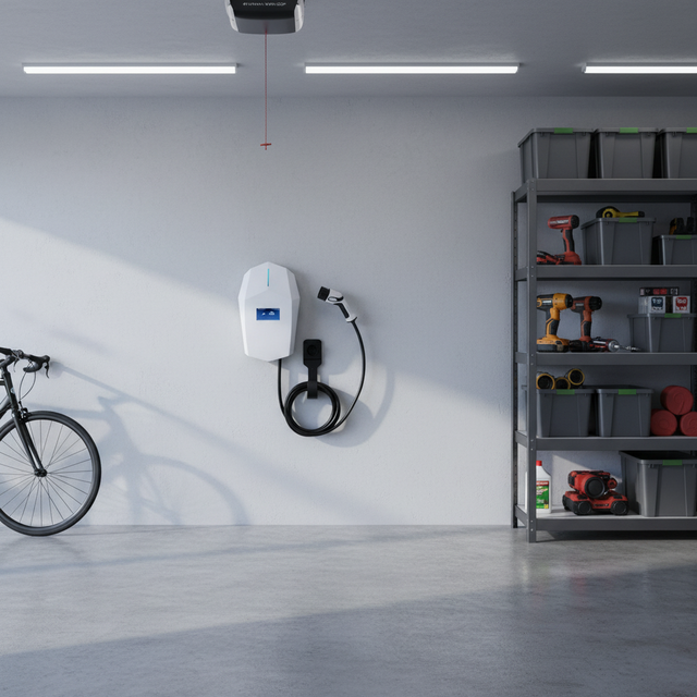Fast 3-Phase 11kW EV Charger Wallbox Type 2 400V Smart APP Control AC Charging Station for Home & Commercial