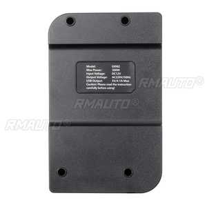 Inversor de Corriente para Auto de 300W, DC12V a AC220V, Onda Modificada, con 4 Puertos USB, 4 Tomas de CA, Pantalla LED y Detección de Voltaje - Product Image 5