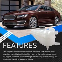 Tanque de Reserva de Refrigerante del Motor con Tapa para Lincoln MKZ 2013-2020 Ford Fusion Reemplaza DG9Z-8A080-A HG9Z-8A080-B