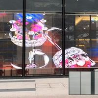 Écran LED transparent pour vitrine publicitaire, prix compétitif P2.6-7.82mm, pour magasins de détail, centres commerciaux, ascenseurs, signalisation extérieure