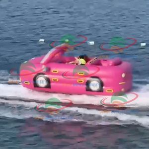 Bateau de <span class=keywords><strong>voiture</strong></span> flottant populaire personnalisé bateau à eau remorquable gonflable jeux d'eau gonflables - Product Image 4
